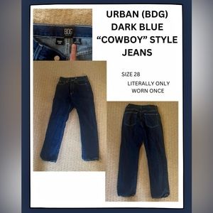 BDG Dark Blue Cowboy Jeans